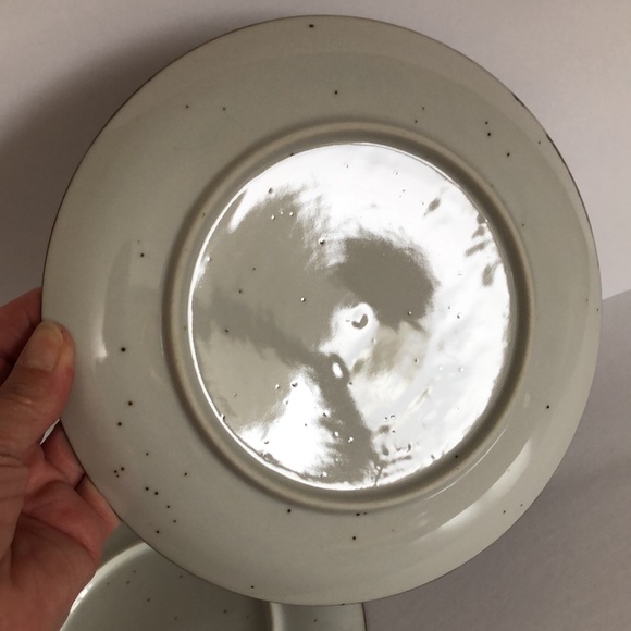 Set Of Two Speckled Southwest Aztec Stoneware Luncheon Plates CVD - Picture 10 of 15